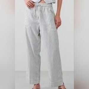 Banana Republic Striped Ankle Pant.